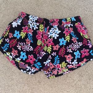 Floral light weight shorts